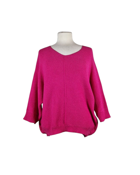 V-Ausschnitt Pullover